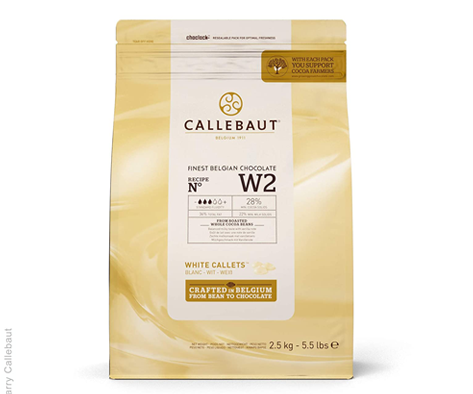 White chocolate callets Callebaut 2.5 kg