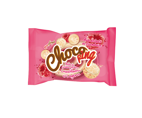 Chocoping framboise 8 prés x 15 sachets