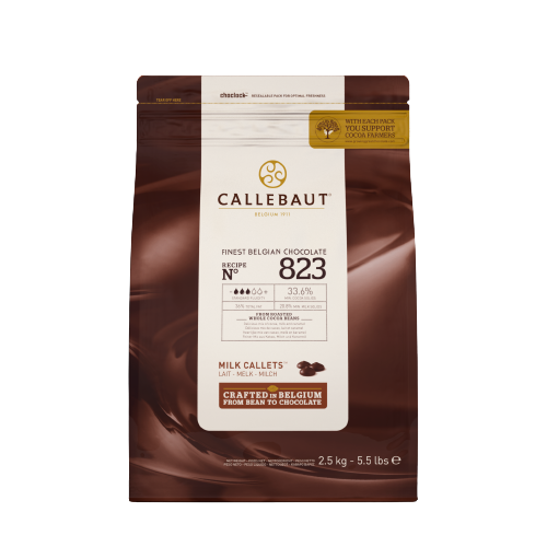 Callets milk chocolate Callebaut 2.5 kg