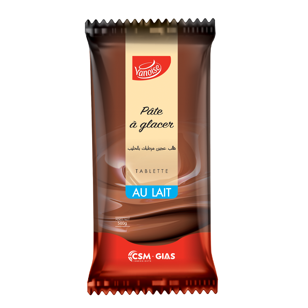 Pâte à glacer Tablette au lait 10* 500 g