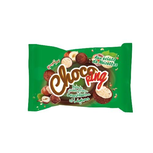 Chocoping Hazelnuts 30 GR : 4 displays, 15 sachets