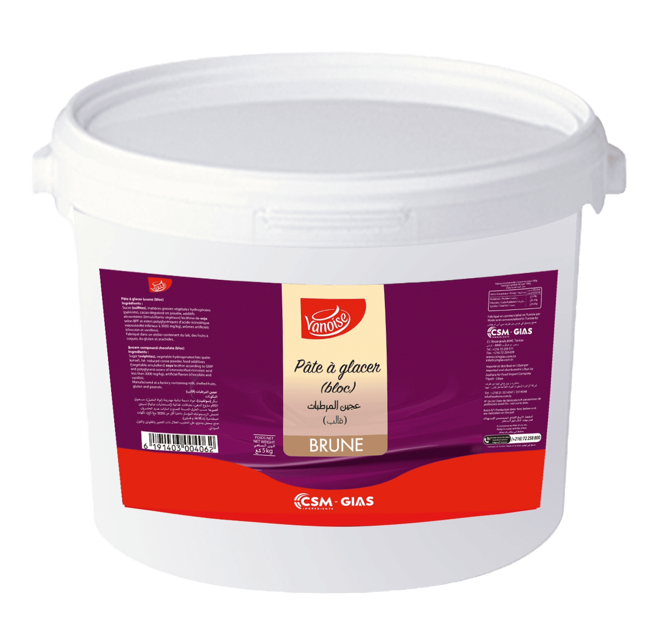 PAG Brune bloc seau 5kg