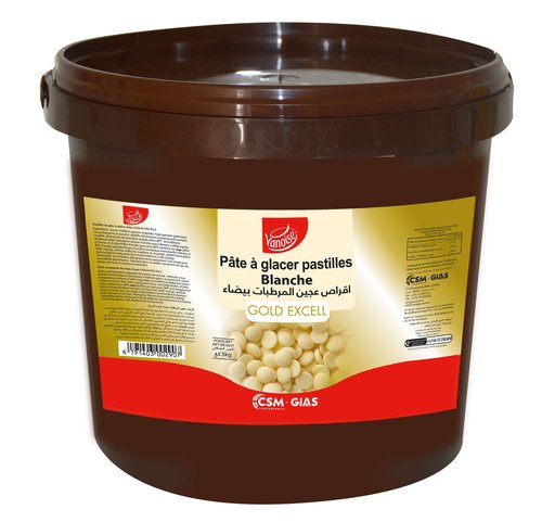 Pâte à glacer Gold Excell Blanche Drops 3kg