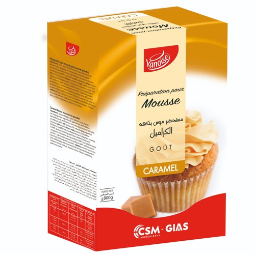 Mousse caramel 800 gr