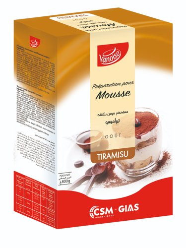Mousse Tiramisu de 800 gr