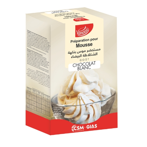 Mousse Chocolat Blanc 800 gr