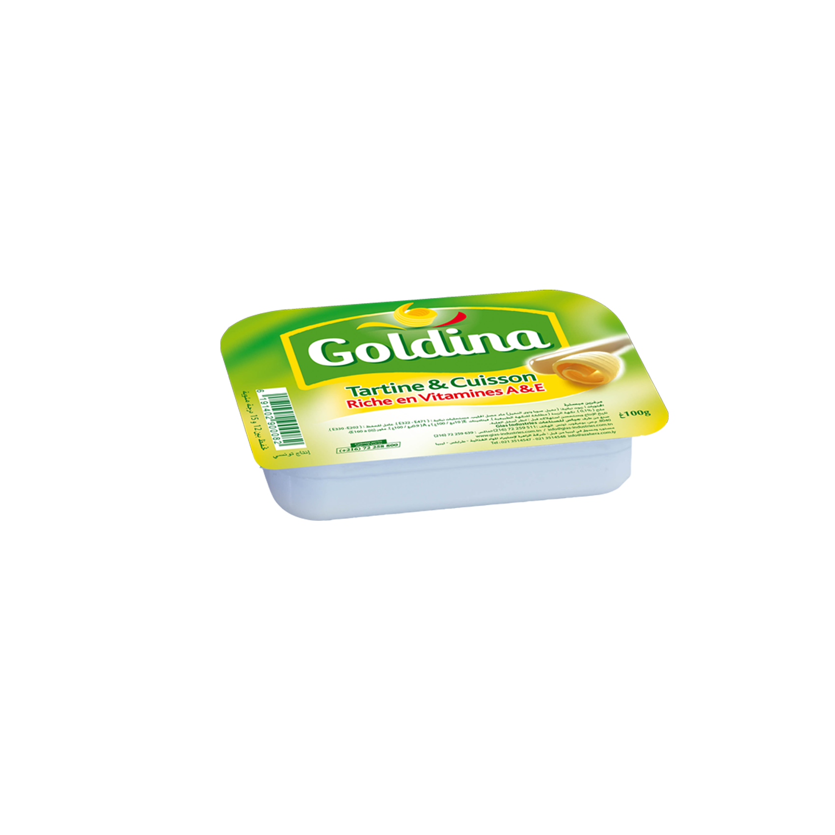 Goldina 100g: carton de 40 barquettes