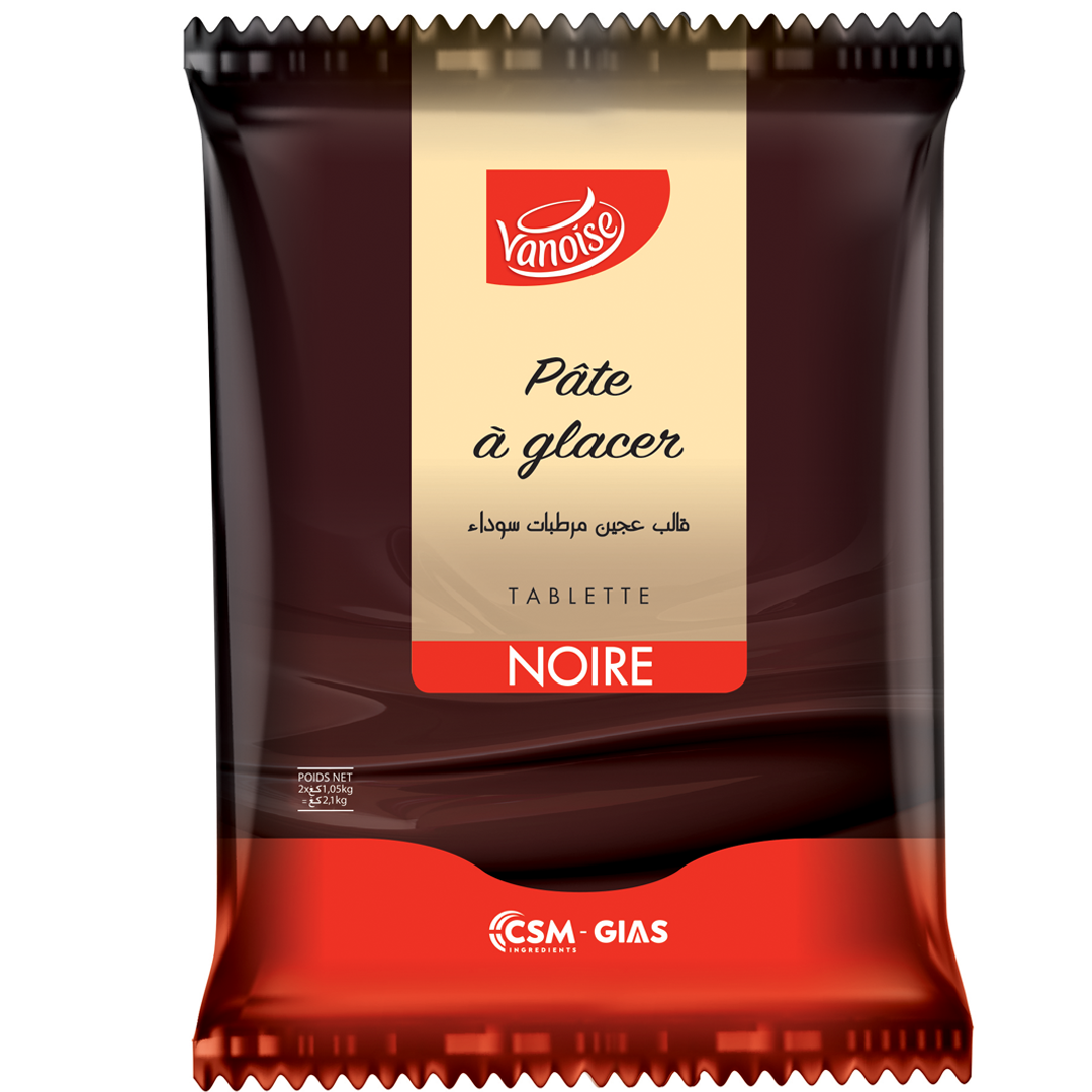 Pâte à glacer tablette noire 5* 2.1kg