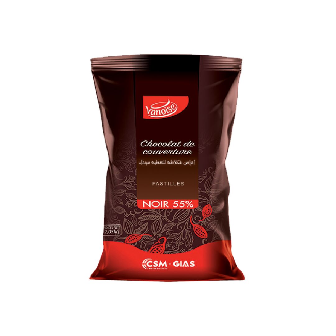 Pastilles de chocolat noir 55% 5* 2.050kg