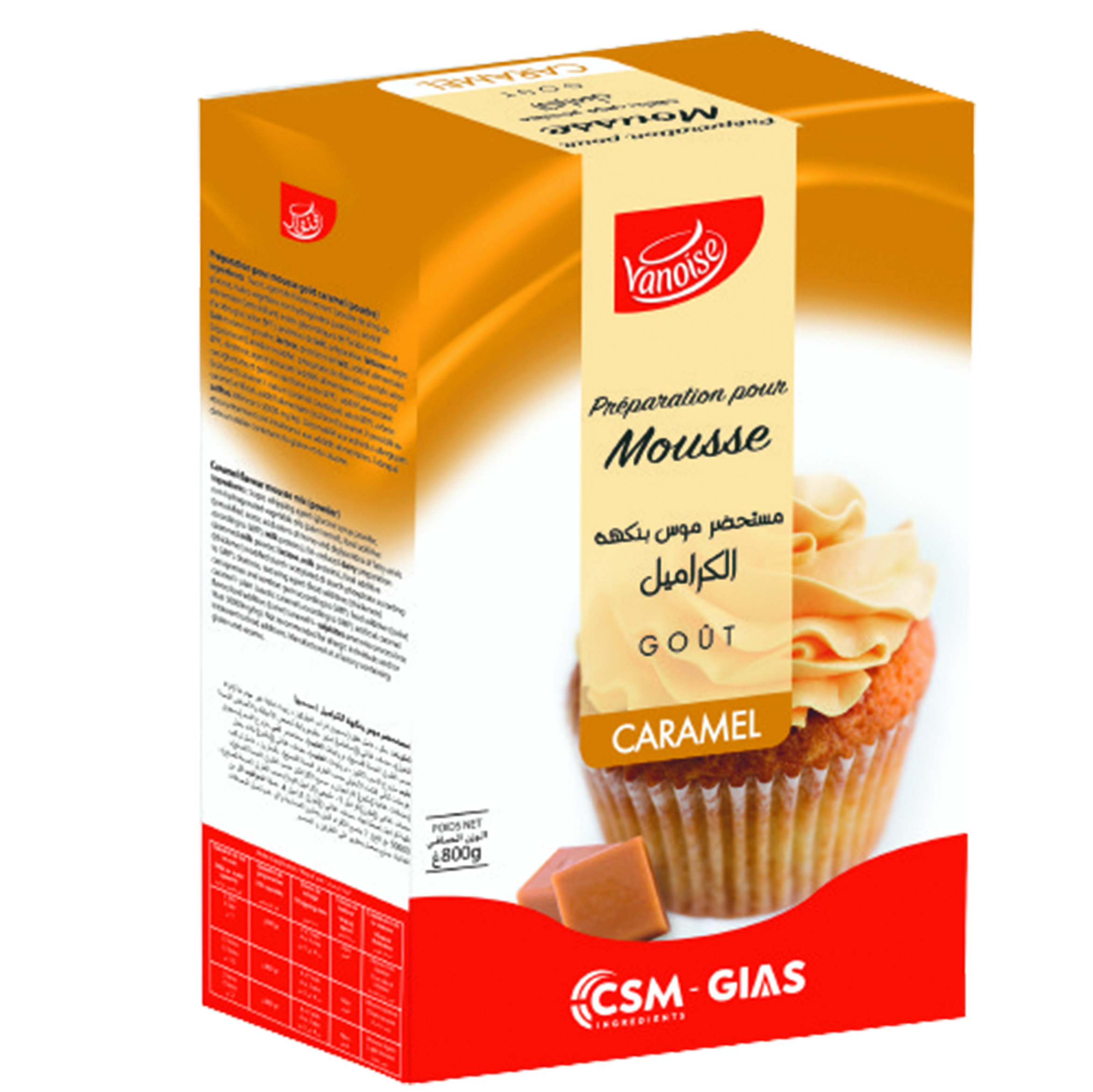 Préparation pour mousse caramel 800 g